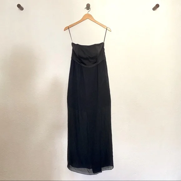 chinese dress ladies COS Knitted Bandeau Maxi Dress